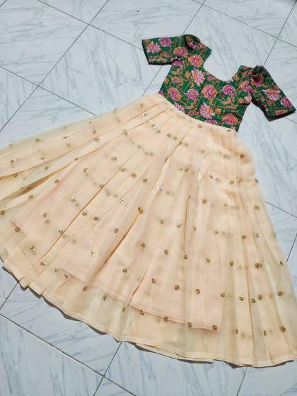 NEW LAUNCING KIDS GOWN Georgette Best wholesale clothing suppliers India